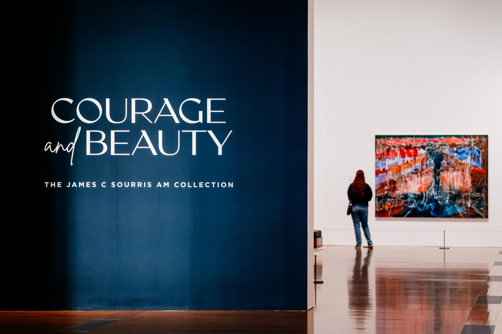 Installation view 1 of Courage and Beauty