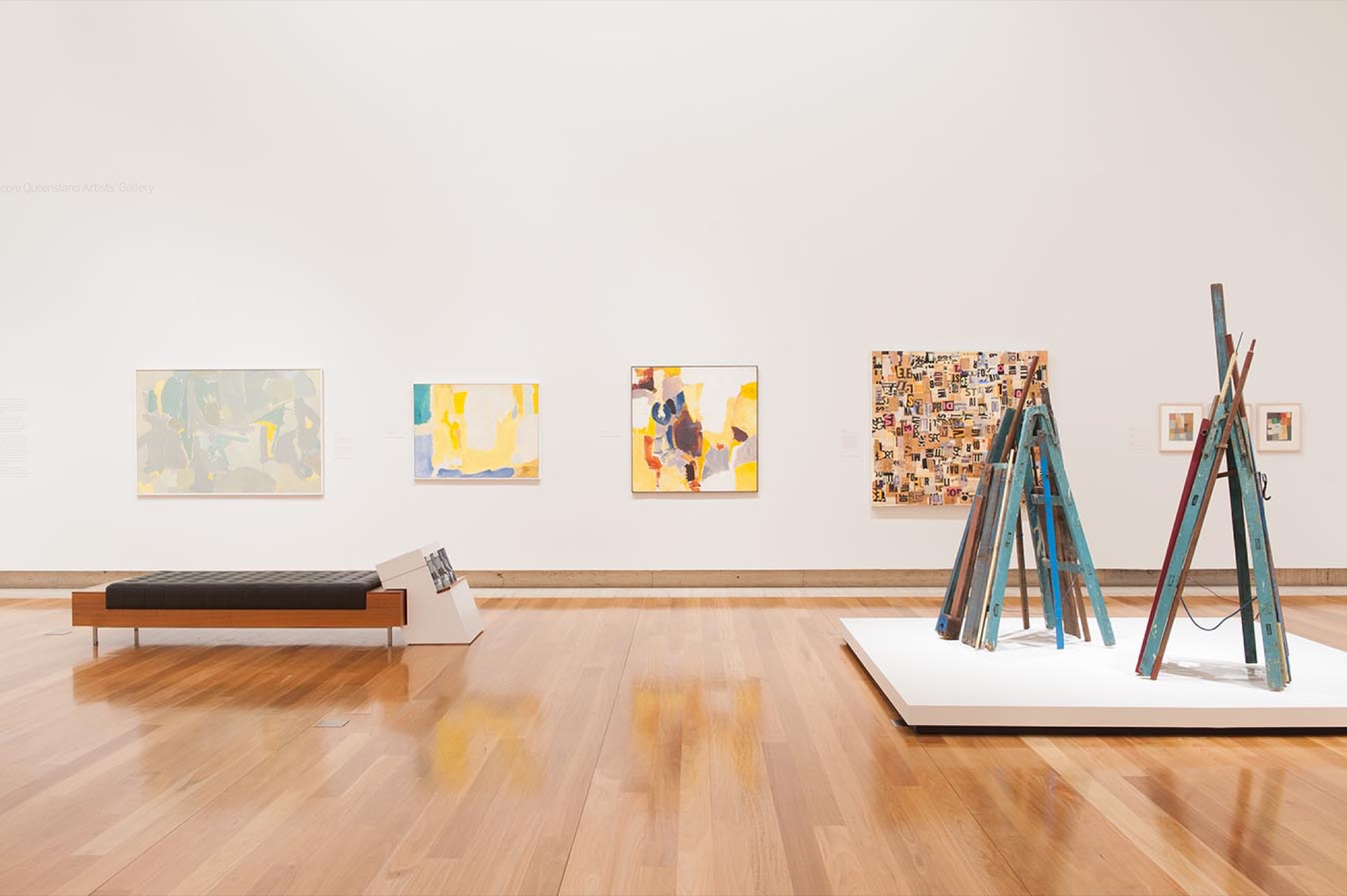 Installation view 1 of Out of a Clear Blue Sky