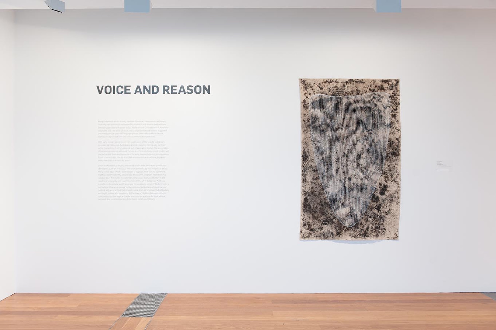 Installation view 1 of Voice and Reason
